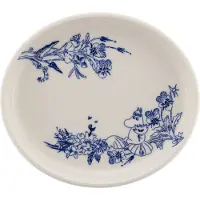Arabia Muumi Haru soikea lautanen 16 cm. Sinivalkoinen