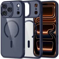 Tech-Protect iPhone 17 Pro Magmat Kotelo - MagSafe-yhteensopiva - Syvän sininen / Kirkas