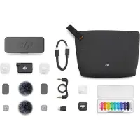 DJI Mic Mini 2, kaksi lähetintä + vastaanotin + latauskotelo