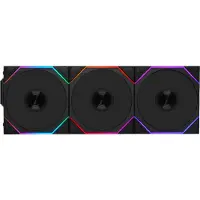 Lian Li UNI FAN TL Wireless 120 Reverse Blade - Triple Pack, 120mm PWM-laitetuuletinsarja, musta
