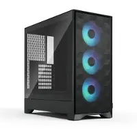 Fractal Design Pop 2 Air -miditornikotelo RGB-valaistuksella ja ikkunalla, musta
