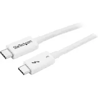 StarTech.com Thunderbolt 3 -kaapeli, 40 Gbps, PD100W, 5K60Hz/4K60Hz, 0,5m, valkoinen