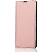 Wave Book Case -suojakotelo, Samsung Galaxy A51, ruusukulta