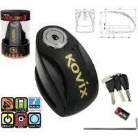 Kovix Knx6-bk Hälytyslevylukko 6 Mm