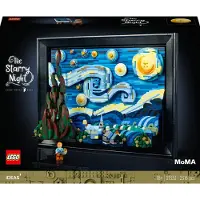 LEGO Idéer 21333 Vincent Van Gogh - Den stjärnklara natten Canvaskonsttryck
