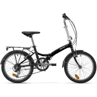 ATALA Zeno 20" 6-v -taittopyörä, musta
