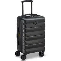 Delsey Air Armour Expandable 55 cm matkalaukku, musta