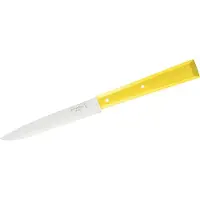 Opinel table knife Bon Appétit, N°125, yellow