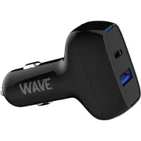 Wave Tehoautolaturi 1x USB-C ja 1x USB-A