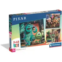 Clementoni Puzzle Square - Disney Pixar 3x48 pieces Lattia