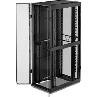 Schneider Electric NETSHELTER SX, NETWORKING RACK ENCLOSURE, 48U, 2258H X 750W X 1200D MM, WITH SIDES, BLACK (AR3347B2)