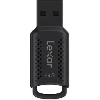 Lexar JumpDrive LJDV400064G-BNBNG, 64 GB, USB A-tyyppi, 3.2 Gen 1 (3.1 Gen 1), 100 MB/s, Liuku, Musta