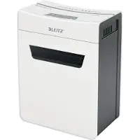 Leitz Asiakirjansilppuri - - IQ Protect 8X - P4 Cross Cut - 8 arkkia - 14 litraa - valkoinen