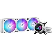 Asus ROG Strix LC III 360 ARGB White Edition, All-in-one-nesteenjäähdytin, 12 cm, Valkoinen (90RC00T2-M0UAY0)