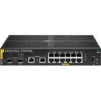 HP HPE Aruba Networking CX 6000 12p 10M/100M/1G Class4 PoE 2p SFP 1G 139W kytkin - Kytkin - Hallittu - 12 x 10/100/1000 (PoE+) + 2 x Gigabit SFP (upli...