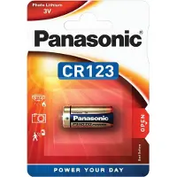 Panasonic CR-123APA/1B, Kertakäyttöinen akku, Litium, 3 V, 1 kpl, Lieriömäinen