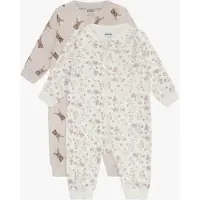 Pippi Baby Pyjamahaalari + Vetoketju 2-pack, VIolet Ice, 68
