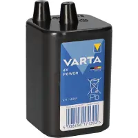 Varta 4R25X 8500mAh (431) 6V, Kertakäyttöinen akku, Sinkkikloridi, 6 V, 1 kpl, 8500 mAh, Musta (431101111)