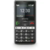 Emporia emporiaPURE (V76), LTE/4G, (V3) suurnäppäimellinen matkapuhelin, musta