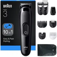 Braun AIO3560, musta, 0,5 mm, 2,1 cm, Akku, 50 min, Sisäänrakennettu akku