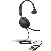 Jabra EVOLVE2 40 SE, USB C/A, MS MONO (24189-899-799)