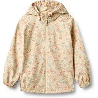 Wheat Rainwear Chardy jacket Flowers And Seashells Flowers And Seashells 104 cm Keltainen 104 cm Tytöt