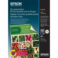 Epson double-sided photo quality inkjet paper, a4, 50
