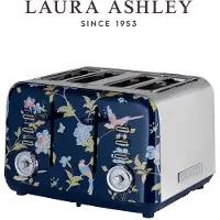 Laura Ashley - Elveden Leivänpaahdin 4 viipaletta Sininen