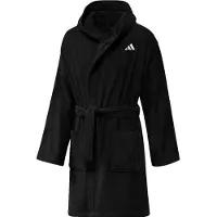 Adidas Bathrobe Hooded - Black - XS