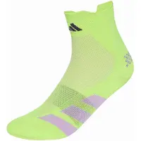 Adidas Urheilusukat 'Adizero' neonkeltainen / syreeni / musta