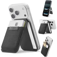 Spigen S314-4 Slim Fold MagSafe -lompakko korttipaikalla – musta