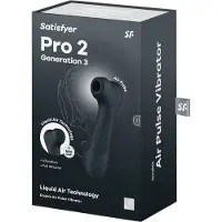Satisfyer Pro 2 Generation 3 with Liquid Air Black