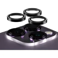 PanzerGlass Hoops -kameran linssinsuoja, iPhone 14 Pro / 14 Pro Max, musta