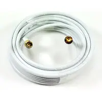 Finnsat SMF-5 -antennijatkojohto, SMA-uros - SMA-naaras, 5 metriä, LMR-200, 50 ohmia, valkoinen