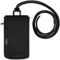 FIXED Shoulder Bag with Pocket for Phones up to 7" Black