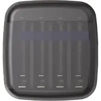 XTAR BC4 USB-C paristolaturi AA / AAA – 4 paikkaa myös USB-lähtö