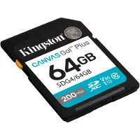 Kingston Canvas Go Plus 64GB SDXC muistikortti UHS-I U3 V30