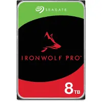 Seagate IRONWOLF PRO 8 Tt SATAIII 256 Mt 3,5" -kovalevy