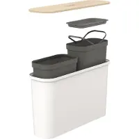 Orthex SmartStore Collect Slim 46 L lajittelusetti, valkoinen