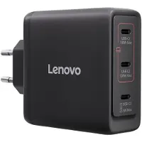 Lenovo 100 W GaN USB-C -kannettavan laturi, musta