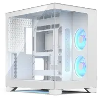 Fractal Design Pop 2 Vision -miditornikotelo RGB-valaistuksella ja ikkunalla, valkoinen