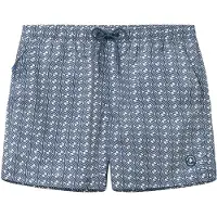 The Sunshine Brand Uimashortsit 'Nate Geo Waves' opaali / valkoinen