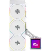 Lian Li Hydroshift II LCD-S, 360TL Wireless nestejäähdytysjärjestelmä ohjaimella, valkoinen