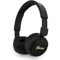 GUESS Metal Logo Script Bluetooth 5.3 On-Ear kuulokkeet - musta