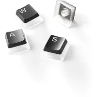 SteelSeries PrismCAPS PBT -näppäinhattusarja - Musta, Pohjoismainen
