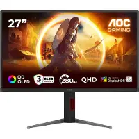 AOC Q27G4ZD 27" QHD, QD-OLED, 280Hz -pelinäyttö, USB hub