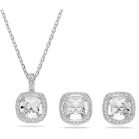 Swarovski Korusarja 'Una' hopea / läpinäkyvä
