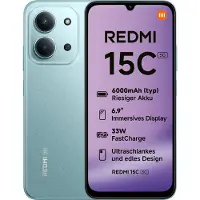 Xiaomi Redmi 15C, 17,5 cm (6.9"), 1600 x 720 pikseliä, 4 GB, 128 GB, 50 MP, Vihreä