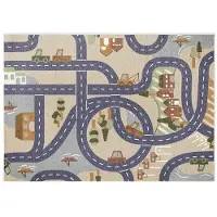 Techwo Rebel Roads leikkimatto, beige