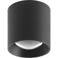 LCD LED-ulko 5172, grafiitti, 9 cm, metalli, IP54 CCT 5172, Musta, Alumiini, Moderni